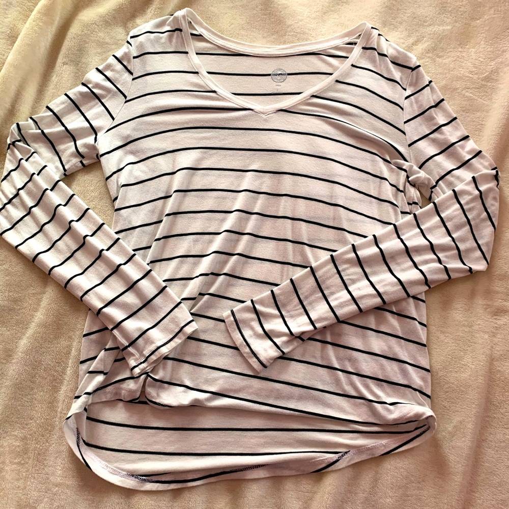 Long sleeve striped shirt